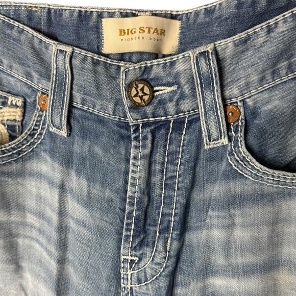 Big Star Men’s Sz 32 Long Pioneer Bootcut Jeans - Picture 3 of 7